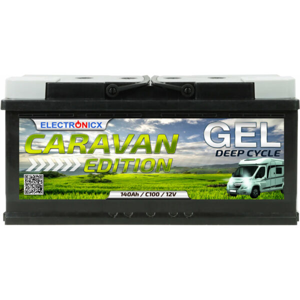 Electronicx Caravan Edition Gel Batterie 140 AH 12V Wohnmobil Boot Versorgung