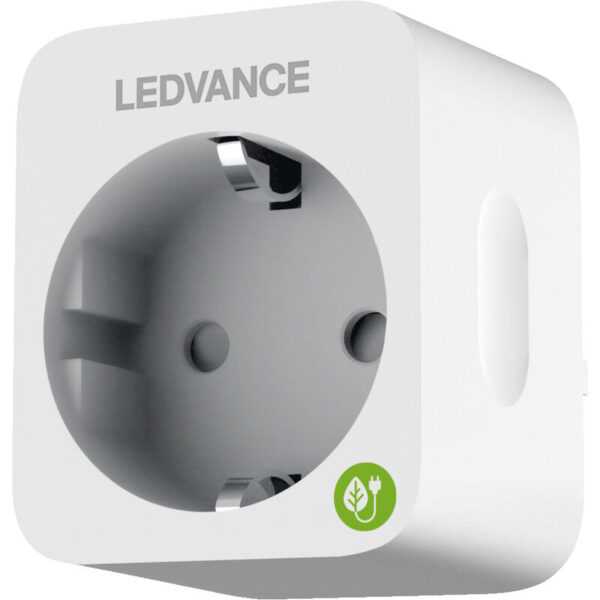 Ledvance - Smarter WiFi Plug mit Energy Meter, misst sowohl Stromverbrauch als auch Energieerzeugung von Solaranlagen, integriert konventionelle