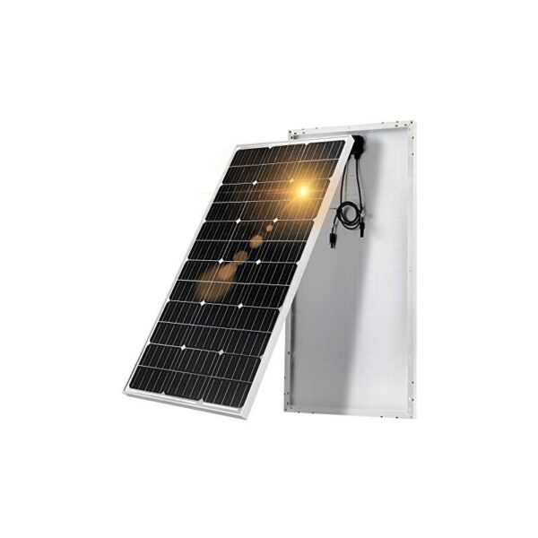 Naizy - Solarpanel 18V Solar Panel Balkonkraftwerk für Solaranlage Komplettset 150W Solarmodul Aluminium Rahmen Solarzelle pv Modul Schlankes Design