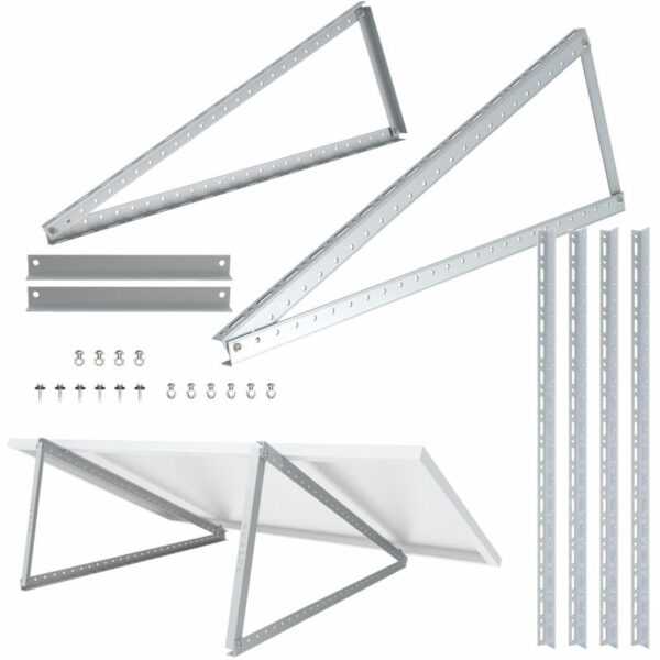 NuaFix Solarpanel Halterung Photovoltaik Solarmodul Balkonkraftwerk Aufständerung Flachdach 105 cm - Nuasol