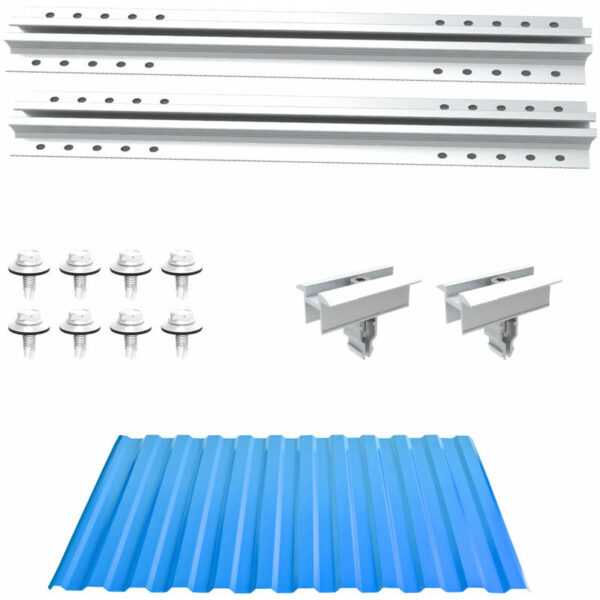 Nuasol - Photovoltaik Solarpanel Halterung Trapezblechdach Befestigung