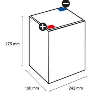 Q-Batteries 6TTB-225EU 6V 225Ah (C20) geschlossene Blockbatterie, positive Röhrchenplatte