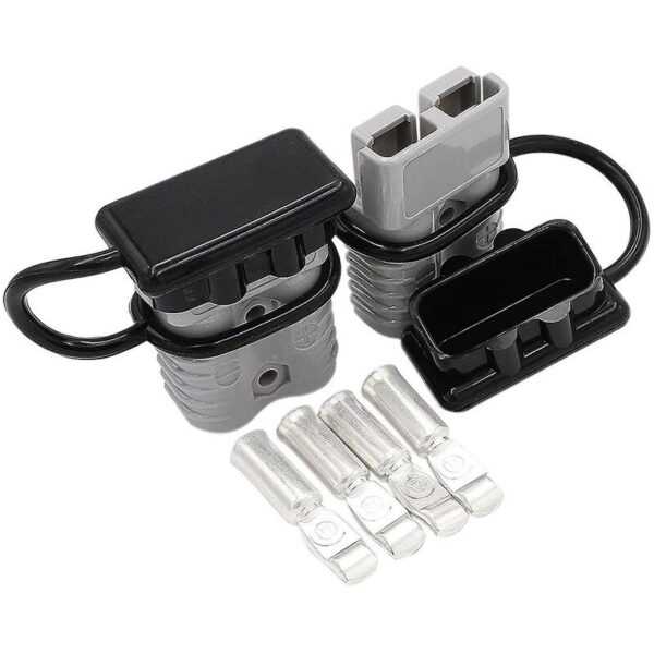 Woosien - 2 Stück 175a 1/0 Awg Batterie-Anschlusskabel Schnelltrenn-Set für Anderson-Anschluss für ATV-Winde