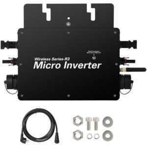 800W Solar Grid Tie Micro Inverter Wasserdichter Solarwechselrichter mit WiFi app Monitor AC220V - Dewin