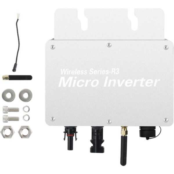 Dewin - Solar Grid Tie Inverter,Photovoltaik-Stromversorgungssystem-Wechselrichter,reiner Sinuswellen-Mikro-Wechselrichter mit