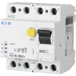 Eaton 167893 FRCDM-40/4/003-G/B FI-Schutzschalter allstromsensitiv 4polig 40 A 0.03 A 240 V, 415