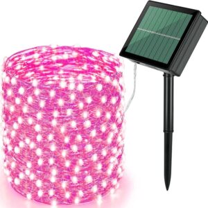 Extra lange Solar-Lichterkette, 72 Fuß, 200 led, 8 Modi für Bäume, Hof, Garten, Party