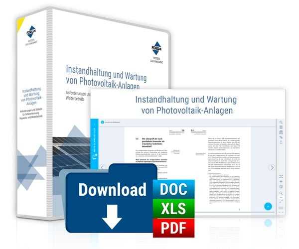 Handbuch Instandhaltung und Wartung von Photovoltaik-Anlagen