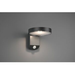 Iperbriko - Wandleuchte Posadas Led Anthrazit IP44 mit Motion Sensor Trio Lighting