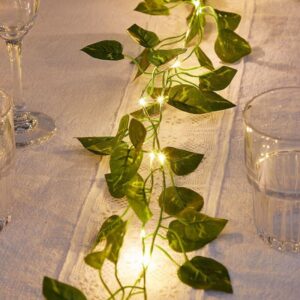 Künstliche Solar-LED-Lichterkette, 2m, 20 LEDs, für Party, Hochzeit, Garten, Zimmer, style3