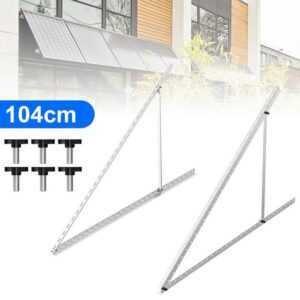 Randaco Solarmodul Halterung Alu Aufständerung für Photovoltaik Winkel 0-90° Solarmodul-Halterung