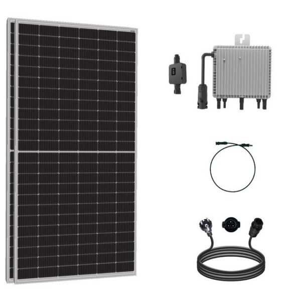 SOLAR-HOOK etm Solaranlage Balkonkraftwerk 820W Komplettset Deye Wechselrichter 800W, Photovoltaik Balkon - Solaranalage