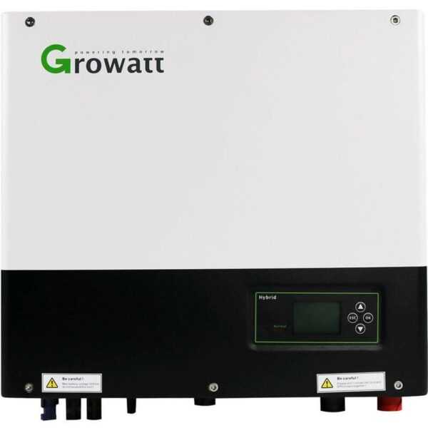 SPH7000TL3-BH-UP 0% MwSt §12 iii UstG 7kW Hybrid Wechselrichter 3-phasig inklusive Smart Meter tpm-e 3-phasig - Growatt