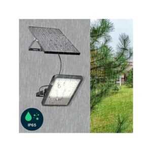 Trade Shop Traesio - solar led strahler 120 w IP65 dämmerungssensor dimmbare fernbedienung