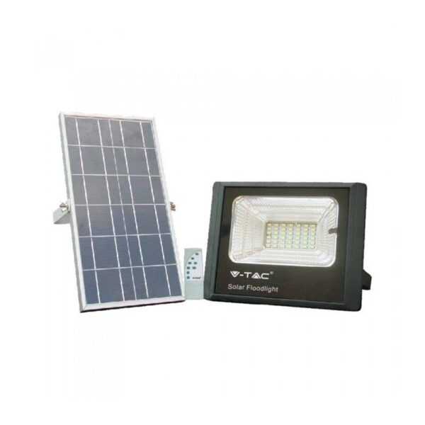 V-tac - led-solar-energie-lampe mit kreuzkreuz-panel + fernbedienung v TAC-25Watt