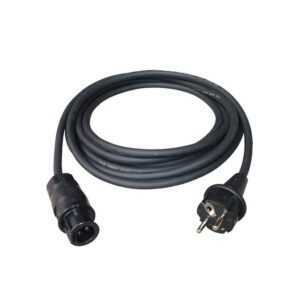 enprovesolar Schuko-Stecker 10m Anschlusskabel mit Schuko Steckverbinder und Batterie Connector