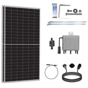 enprovesolar Solaranlage Absaar Solar Balkonkraftwerk 820W Komplettset, (Wand & Balkon Montage- Photovoltaik Solaranalage), Deye Wechselrichter 800W