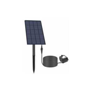 Amirror Smart Ug - Solarwasserpumpe für Springbrunnen im Freien, 2,5 w Solarwasserpumpe für Springbrunnen, Teich, Kit mit Pfahl, solarbetriebene