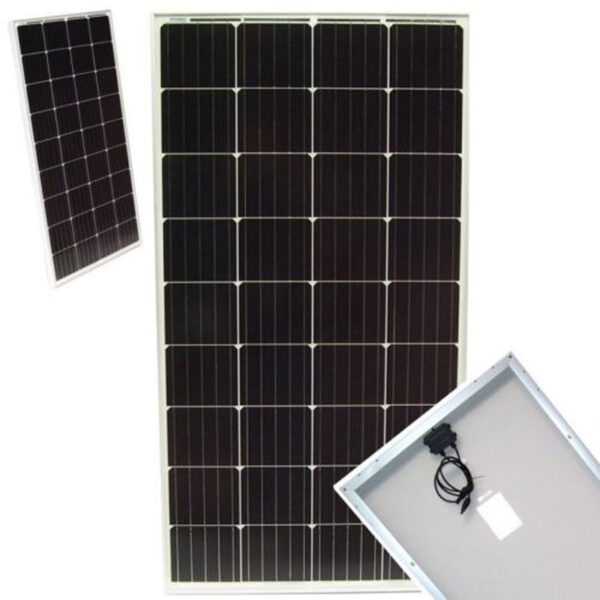 Apex - Solarpanel Solarzelle 55426 Solarmodul 130 Watt 12V Solar mono Photovoltaik