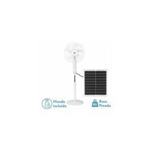 Fabrilamp - DC-Solar-Standventilator Clima White 30 w mit usb