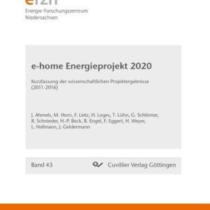 Forschungsprojekt e-home Energieprojekt 2020 (Band 43)