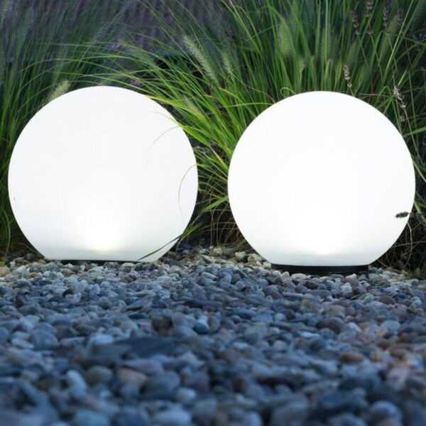 Heitronic Solar LED Kugel Boule 300mm - white