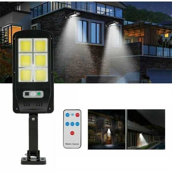 Housecurity - Straßenlaterne Solarmodul Photovoltaik-Sensor 120 led cob 5195