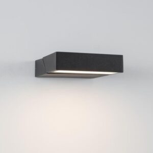 Led Solar Wandleuchte Dyn in Anthrazit 1,5W 167lm IP65 - black - Nova Luce