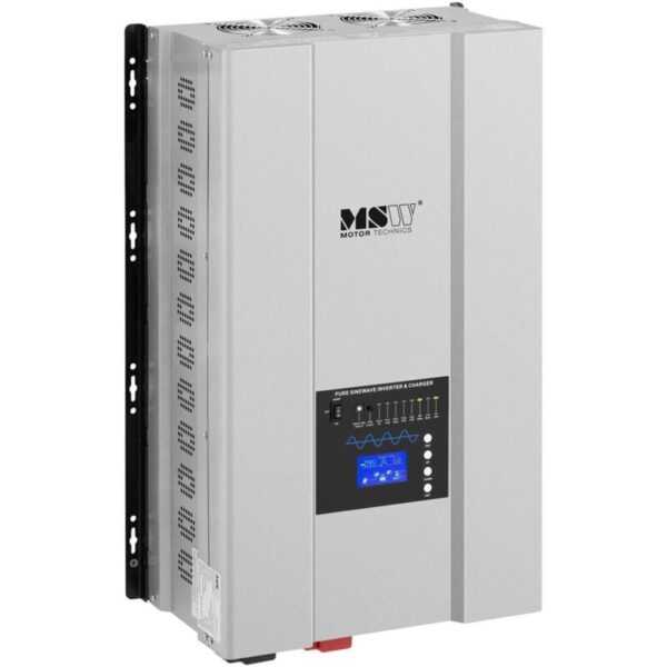 MSW - Wechselrichter 8000 w mppt max. Ladestrom 90 a lcd Solarwechselrichter 230 v