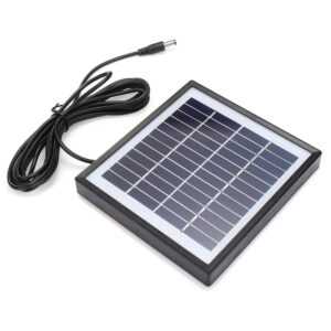 Maerex - 12V 5W Polysilizium-Solarpanel für Überwachungskameralampe 13 x 14 cm