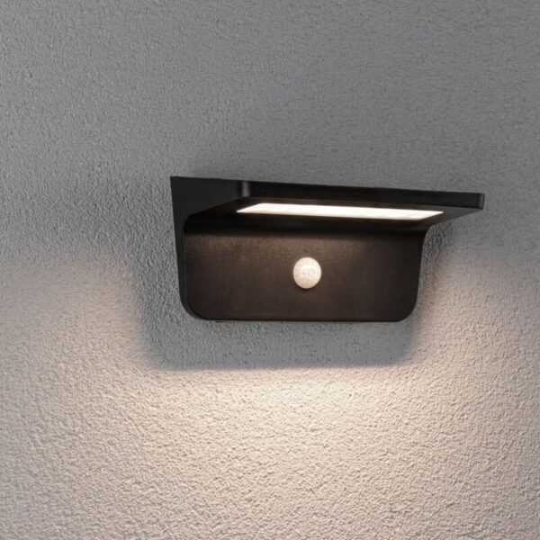 Paulmann - led Solar Wandleuchte Solveig in Anthrazit 5W 350lm IP44 - grey