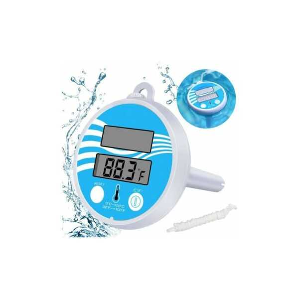 Solar Energy Swimming Pool Thermometer Digitales schwimmendes Thermometer Temperaturmessung Wasserpool Spa Teichtemperatur für digitales Bad