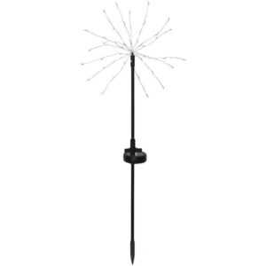 Star Trading - led Solar Dekoration Firework in Schwarz IP44 - black