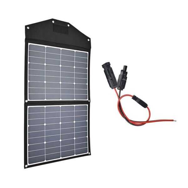 Sunstone Power Solarmodul 90W faltbares Solarmodul Mono Solartasche für Powerstation Camping, 90,00 W, Monokristallin