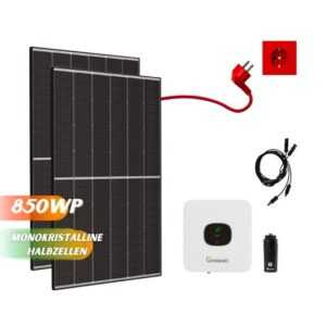 Trina Solar Solarmodul Balkonkraftwerk 850Wp / 600W Trina Solar 425 Wp / Growatt MIC 600TL-X