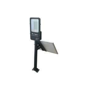 VT-ST-200 50W led solar street light mit IR-Fernbedienung kaltweiß 6000K Schwarzer Körper IP65 - 95509 - V-tac