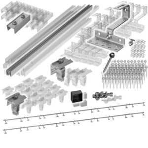 avoltik Halterung Ziegeldach Montageset Befestigung f 10 Solarmodule Solarmodul-Halterung, (Avoltik Montageset für 10 Solrmodule., Das robuste Dach Solarhalterung Set besteht aus vielen Einzelteilen)