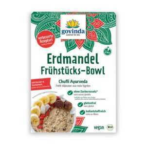 govinda Erdmandel Frühstücks-Bowl Chufli Ayurveda