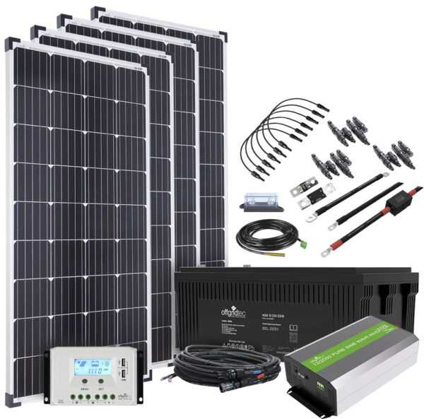 offgridtec Solaranlage "Autark XXL-Master 600W Plug & Play", (Set)