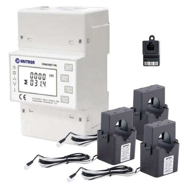 Eastron SDM630MCT-RJ12-SET-24  - PV Smartmeter