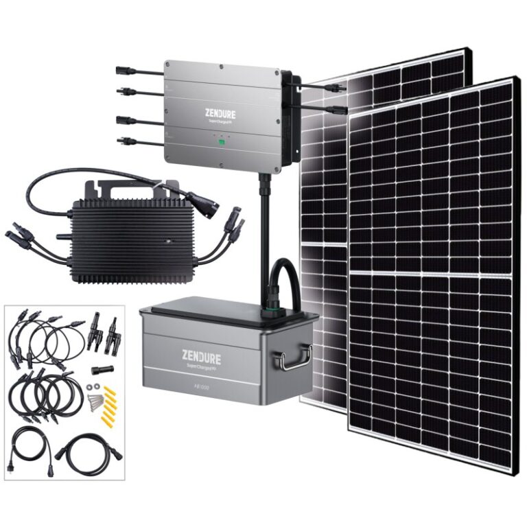 Balkonkraftwerk 800W inkl. Zendure SolarFlow 960Wh Speicher