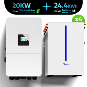 Deye Komplettset 20 kW Hybridwechselrichter SUN-20K-SG05LP3-EU-SM2 & 24